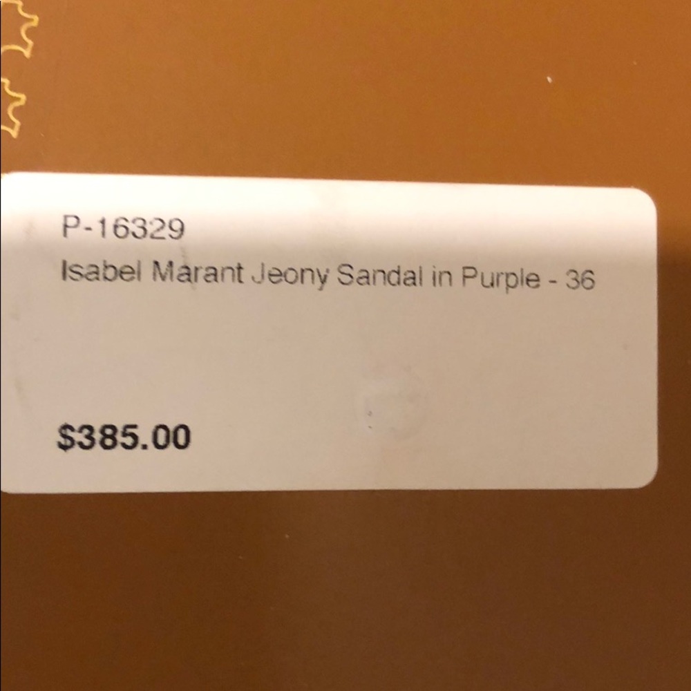 Isabel Marant NEW Jeony Sandals purple/black 36 - Picture 5 of 8